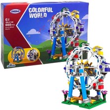 Samatlı XB-01106 Xıngbao Dönme Dolap Yapı Blokları 660 Parça 6+