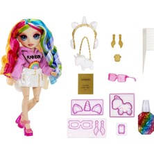 Gray Line Gry Rainbow High Kristal Serisi Bebekleri Nel1