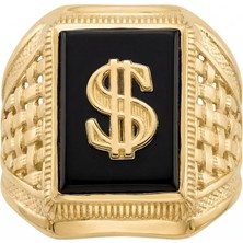Winners Jewels Dolar Şans Başarı Yüzüğü