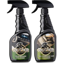 Dexter Car Care Torpido Parlatıcı 500 ml + Çok Amaçlı Genel Temizleyici 500 ml (Ikili Avantaj Paketi)