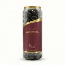 Livvy Premium Foods Fino Classico Kuru Sele Siyah Zeytin 350 g - Doğal Fermente Katkısız