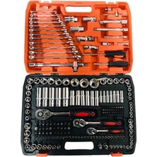 Moonshop 216 Parça Lokma Anahtar Takımı Cr-V 1/4 Cırcırlı Parlak Choromo Venedium Oto Tamirci Seti..