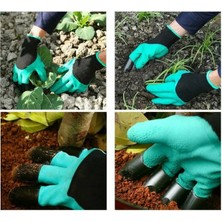 İntora Garden Genie Gloves Toprak Kazma Bahçe Eldiveni