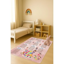 Dolce Mariee Modern Dijital Baskı Kaymaz Taban Çocuk ve Genç Odası Halısı H0638