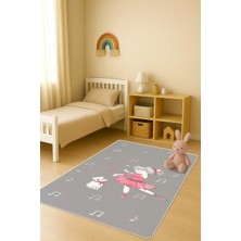 Dolce Mariee Modern Dijital Baskı Kaymaz Taban Çocuk ve Genç Odası Halısı H0612