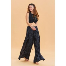 Los Banditos Bağlama Detaylı Beli Lastikli Bohem Pantolon