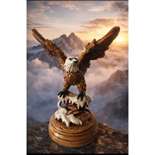 Ayder Online Satış 10 cm  -18 cm  Ebatlarında Kırılmaz Polyester,biblo Kartal