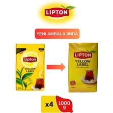 Lipton Yellow Label Dökme Çay 1000 gr 4'lü
