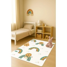 Dolce Mariee Modern Dijital Baskı Kaymaz Taban Çocuk ve Genç Odası Halısı H0781