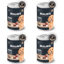 Bialin's 4'lü Yavru Köpek Maması - Kuzulu 400 Gram