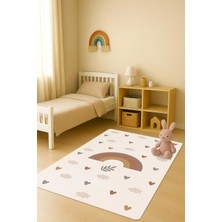 Dolce Mariee Modern Dijital Baskı Kaymaz Taban Çocuk ve Genç Odası Halısı H0782