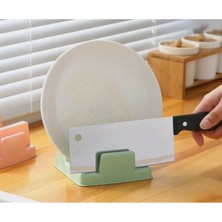 ForWhat Büro Ev Ofis Mutfağı Için Tencere Kapağı Tutucu Stand Kesme Tahtası