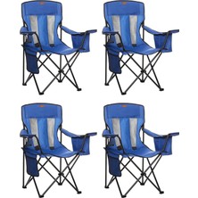 Kılıçaslan Camp Madfox 4'lü Beacon Katlanır Kamp Sandalyesi Mavi