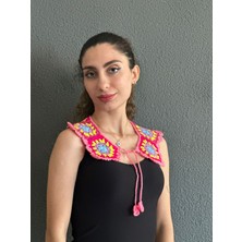 Gönülden Tasarım El Örgüsü Motifli Kadın Gömlek Giyim Aksesuarı
