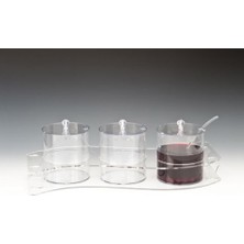 Biradlı S Standlı Üçlü Sosluk ve Reçellik