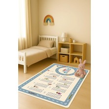 Dolce Mariee Modern Dijital Baskı Kaymaz Taban Çocuk ve Genç Odası Halısı H0726