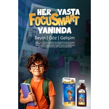 Athyras Pharma FocuSmart Sitikolin ve Omega 3 Çocuk Şurubu 150 ml – Fosfatidilserin, L-Arjinin, Balık Yağı