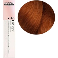 L'Oréal Professionnel L'oreal Professionnel Dia Light Amonyaksız  Saç Boyası 7.43 60ML