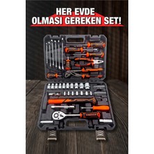 Moonshop 58 Parça Lokma Anahtar Takımı 1- 4 ve 1- 2 El Aletleri Seti