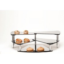 Biradlı Papyon Model Aynalı Teşhir Standı