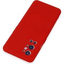 Gray Line Gry  One Plus 9 Pro Kılıf Nano Içi Kadife Silikon - Kırmızı Nel1