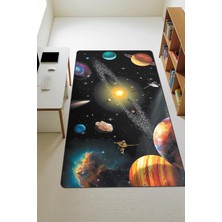 Dolce Mariee Modern Dijital Baskı Kaymaz Taban Çocuk ve Genç Odası Halısı H0663