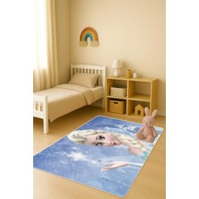 Dolce Mariee Modern Dijital Baskı Kaymaz Taban Çocuk ve Genç Odası Halısı H0973