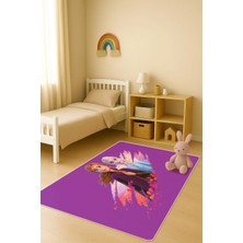 Dolce Mariee Modern Dijital Baskı Kaymaz Taban Çocuk ve Genç Odası Halısı H0975