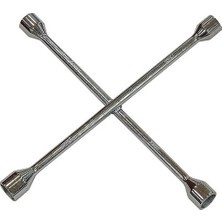 İntora Dörtlü Bijon Anahtarı Krom Çelik Tam Profesyonel Lokmalı Bijon Tüm Araçlar Içindir