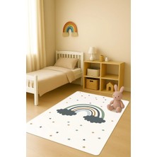 Dolce Mariee Modern Dijital Baskı Kaymaz Taban Çocuk ve Genç Odası Halısı H0780