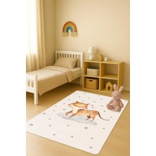 Dolce Mariee Modern Dijital Baskı Kaymaz Taban Çocuk ve Genç Odası Halısı H0803