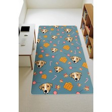 Dolce Mariee Modern Dijital Baskı Kaymaz Taban Çocuk ve Genç Odası Halısı H0805