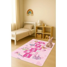 Dolce Mariee Modern Dijital Baskı Kaymaz Taban Çocuk ve Genç Odası Halısı H0691