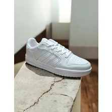 Abin Store Erkek Büyük Numara Rahat Kalıp Siyah Beyaz Spor Ayakkabı Sneaker (45-46-47)