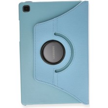 Gray Line Gry  Samsung Galaxy T500 Tab A7 10.4 Kılıf 360 Tablet Deri Kılıf - Turkuaz Nel1