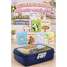 M&H Beslenme Set: 1 Adet Beslenme Kabı ve 9 Adet Kağıt Mendil