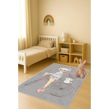 Dolce Mariee Modern Dijital Baskı Kaymaz Taban Çocuk ve Genç Odası Halısı H0608
