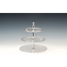 Biradlı Üç Katlı Pasta Standı