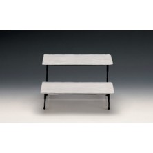 Biradlı Kapaklı Teşhir Tepsisi