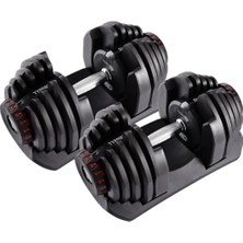 2 Li Bezt Pro Sports Ayarlanabilir Dambıl seti 40KG (Siyah)