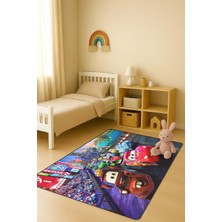 Dolce Mariee Modern Dijital Baskı Kaymaz Taban Çocuk ve Genç Odası Halısı H1003