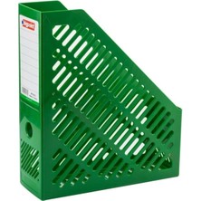 Bigpoint Plastik Kutu Klasör Magazinlik 25 x 8.2 x 39.5 cm Koyu Yeşil Renkli Dayanıklı