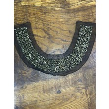 Gönülden Tasarım Boncuk Payet Işleme Yaka Dikiş Aksesuarı 31X5 cm