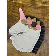 Gönülden Tasarım Kabartma Çiçek Tasarım At Arma Dikiş Aplike 33X25 cm