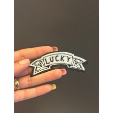 Gönülden Tasarım Lıcky Yazılı Arma  9x2 cm