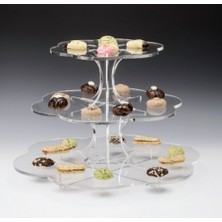 Biradlı Papatya Model Üç Katlı Teşhir Standı