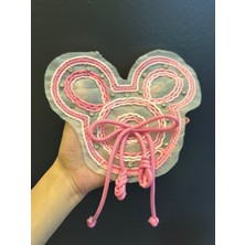 Gönülden Tasarım Zirkon Taş Işleme Ayı Arma Dikiş Aplike 21X17 cm