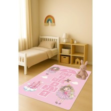Dolce Mariee Modern Dijital Baskı Kaymaz Taban Çocuk ve Genç Odası Halısı H0693