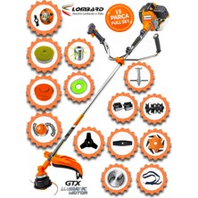 Cros Lombard Italy Novarex 630 x Seri Yan Tip Tırpan+ Akrobat Çapalama + Toprak Eşeleme 15 Parça Arazi Seti