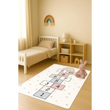 Dolce Mariee Modern Dijital Baskı Kaymaz Taban Çocuk ve Genç Odası Halısı H0687